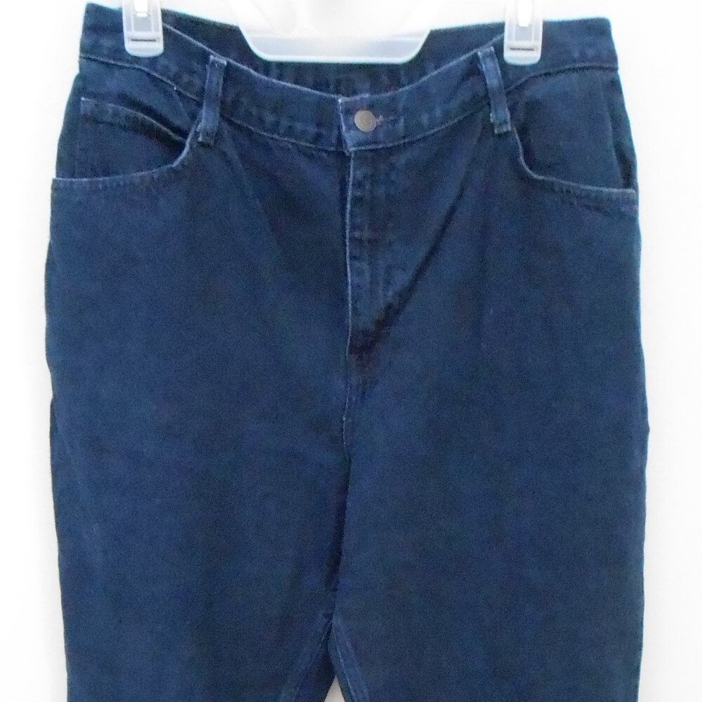 Women's Gitano Dark Wash Blue Jeans-Size 16 Average-Inseam 31.5", Rise-13"